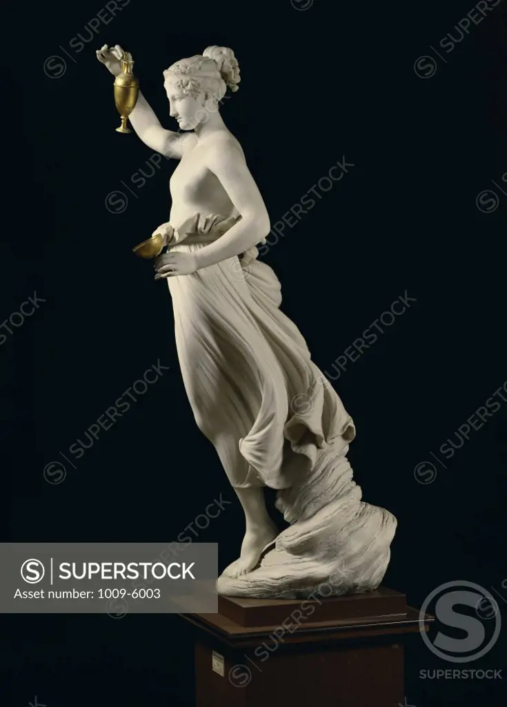 Hebe Marble Sculpture  Antonio Canova (1757-1822/Italian) Hermitage Museum, St. Petersburg 