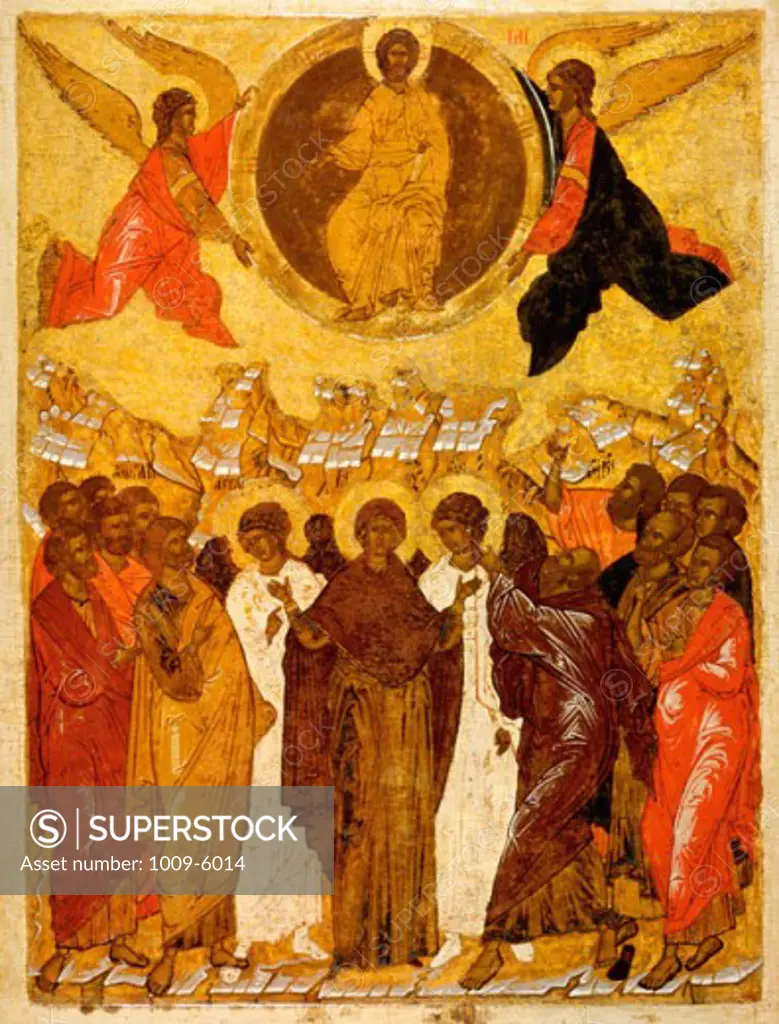 Ascension of Our Lord Pskov School - 16Th Century Icons