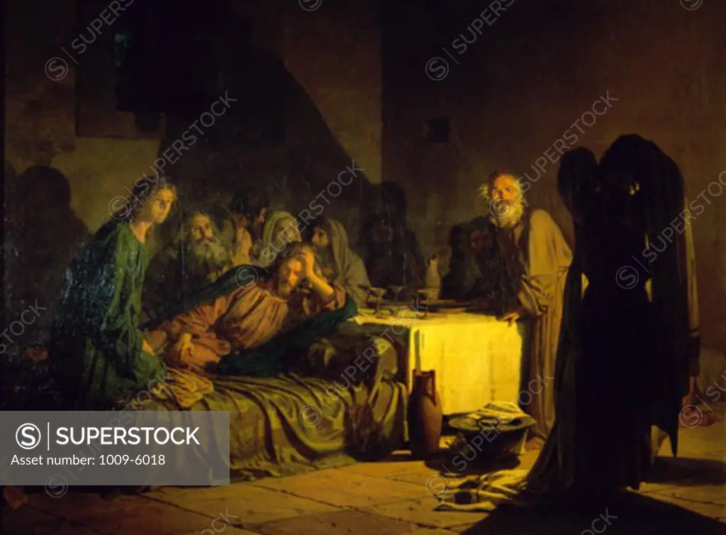 The Last Supper Nikolaj Nikolaevic Ge (1831-1894 Russian) Russian State Museum, St. Petersburg, Russia 