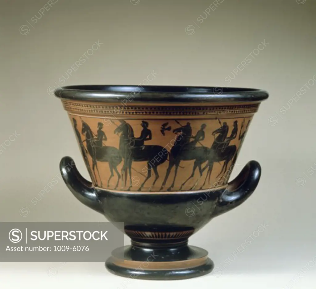 Antique Vase 500 A.D. Greek Art State Hermitage Museum, St. Petersburg, Russia