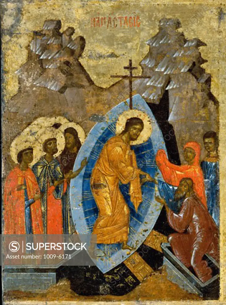 The Descent Into Hades 14th Century Novgorod, Russia Icons