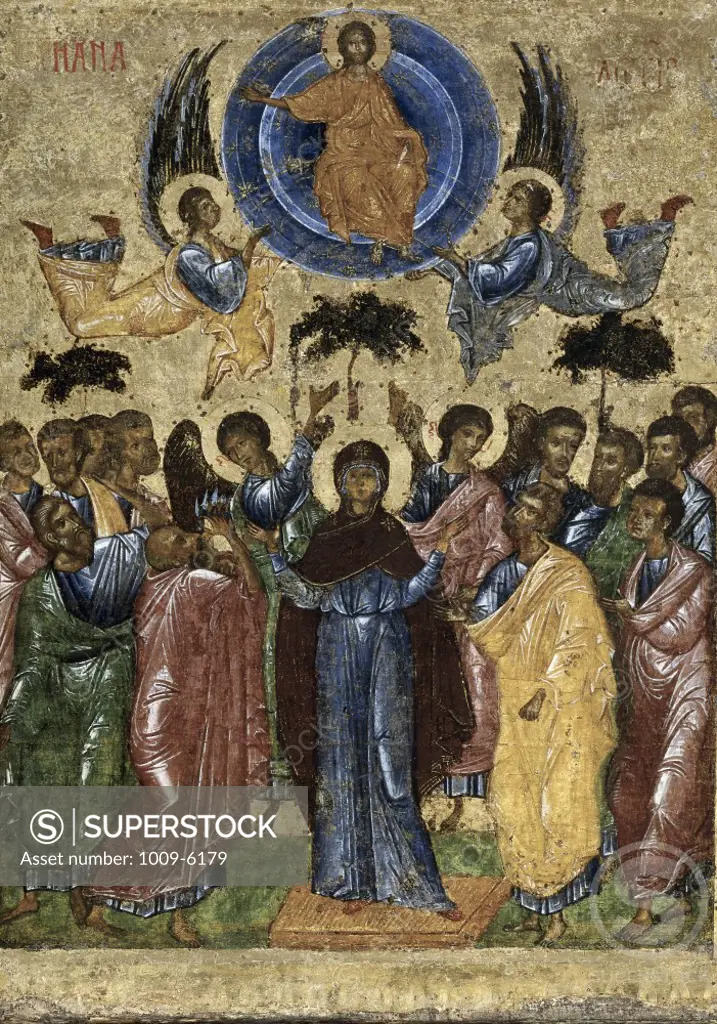 The Ascension of our Lord  14th Century, Icon 