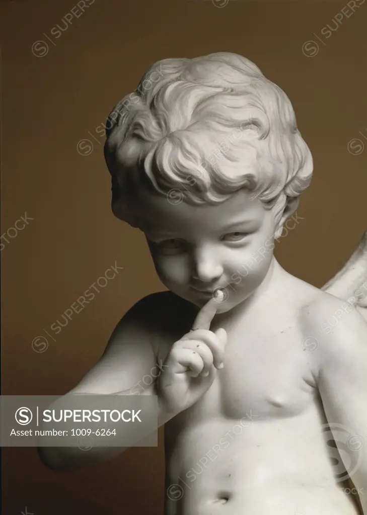 The Cupid (Detail) Marble Sculpture Etienne Maurice Falconet (1716-1791 French) Hermitage Museum, St. Petersburg, Russia