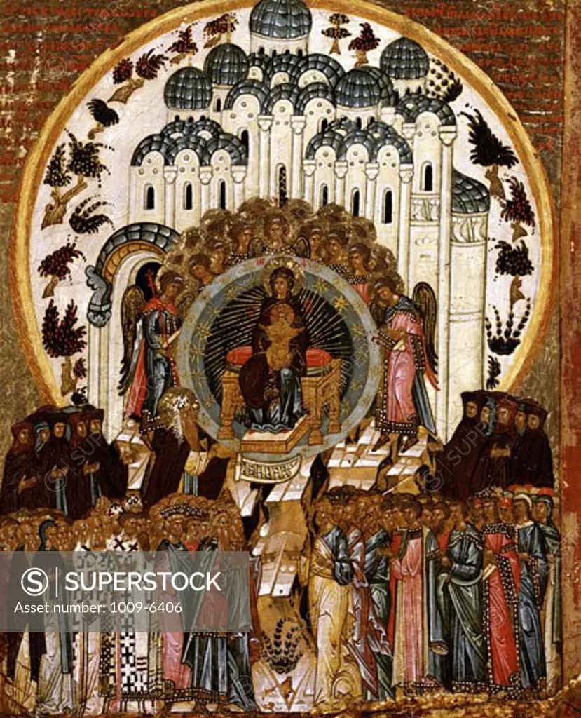 In Thee Rejoicing End of 15th Century Artist Unknown Icon Cathedral of St. Sophia Novgorod, Russia Tempera on canvas