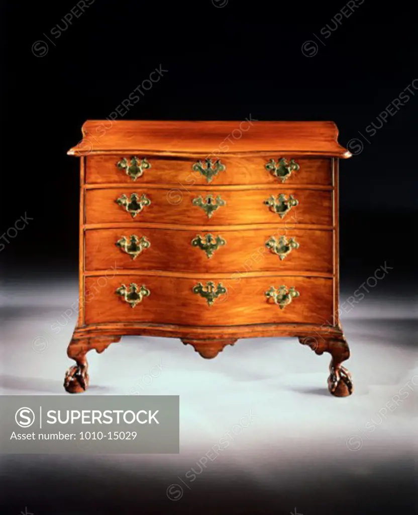 Chippendale Mahogany Chest of Drawers ca. 1770 Antiques 