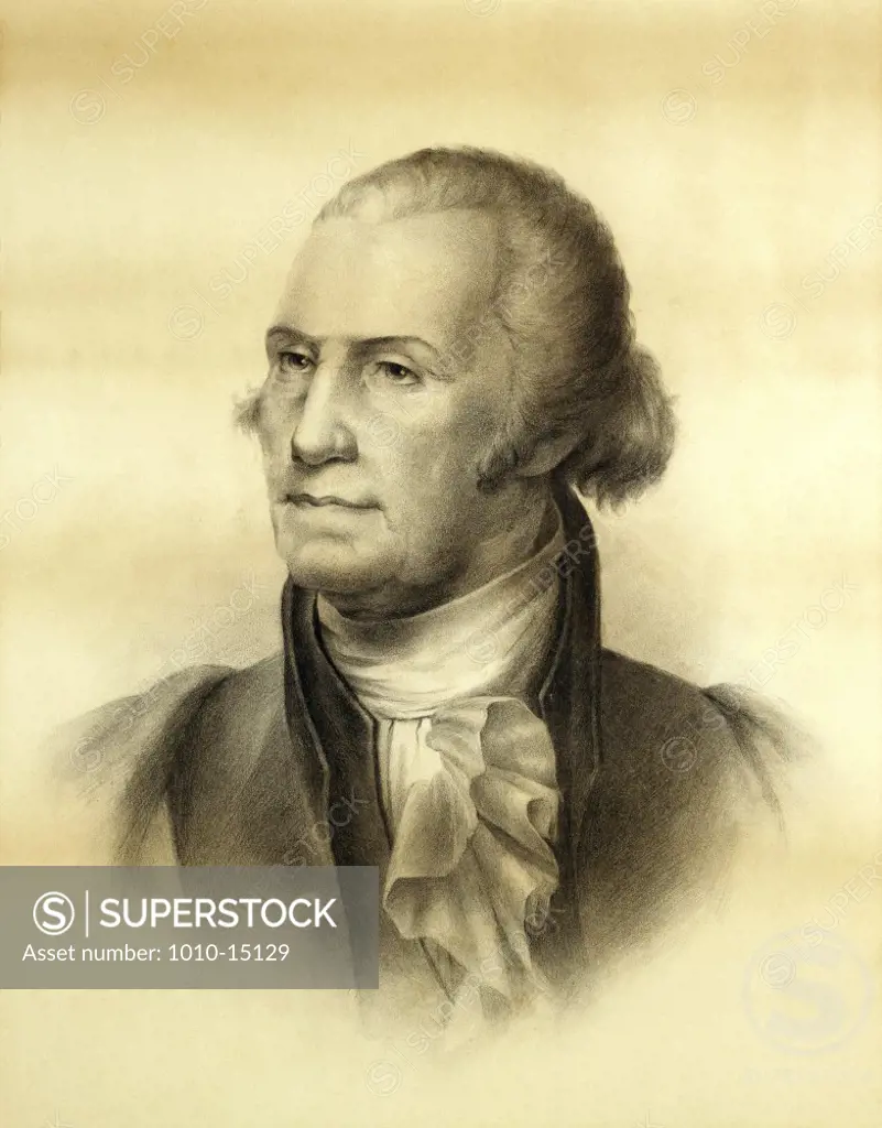 George Washington Rembrandt Peale (1778-1860/American) Conte crayon