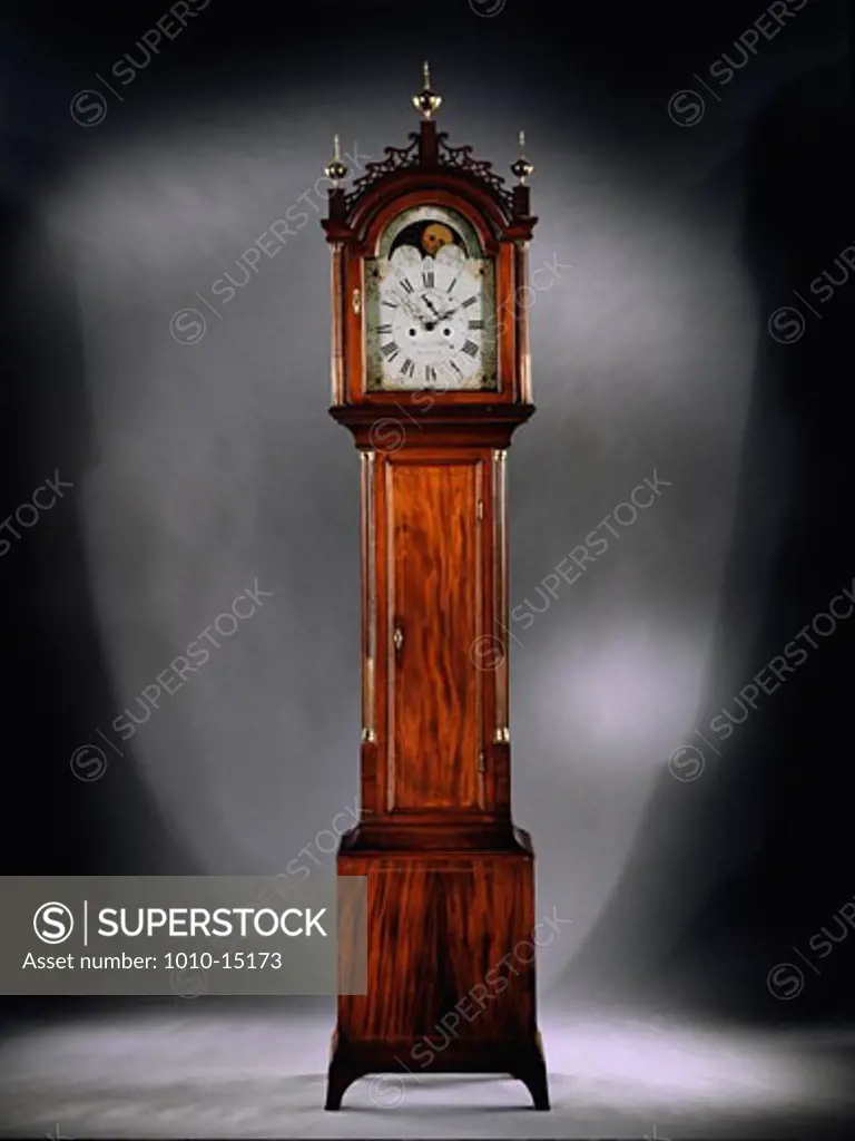 Grandfather Clock Antique Furniture 