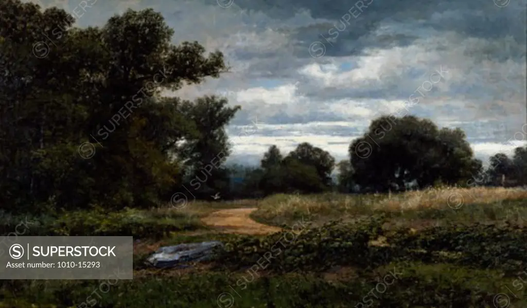 Easthampton Thomas Moran  (1837-1926/American) Oil on canvas 