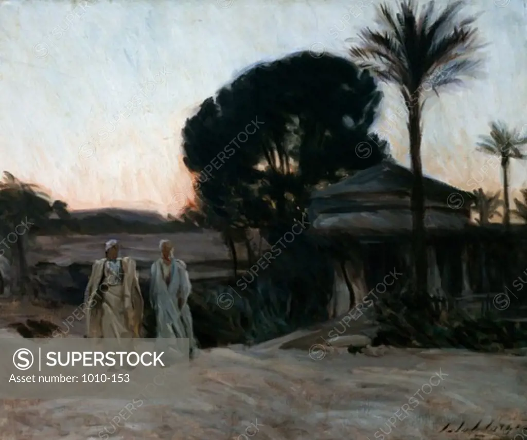 Sunset at Cairo John Singer Sargent (1856-1925 American) 