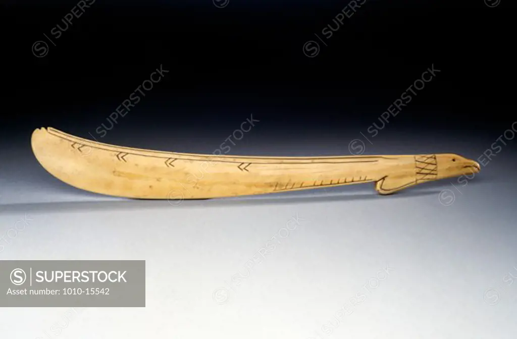 Storyknife (Ateknguin), Eskimo Art, USA, Washington DC, Smithsonian Institution (National Museum of Natural History)