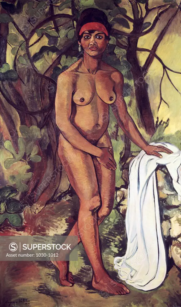 Negress Nude 1919 Suzanne Valadon (1867-1938 French) Oil on canvas Musee du Palais Carnoles, Menton, France