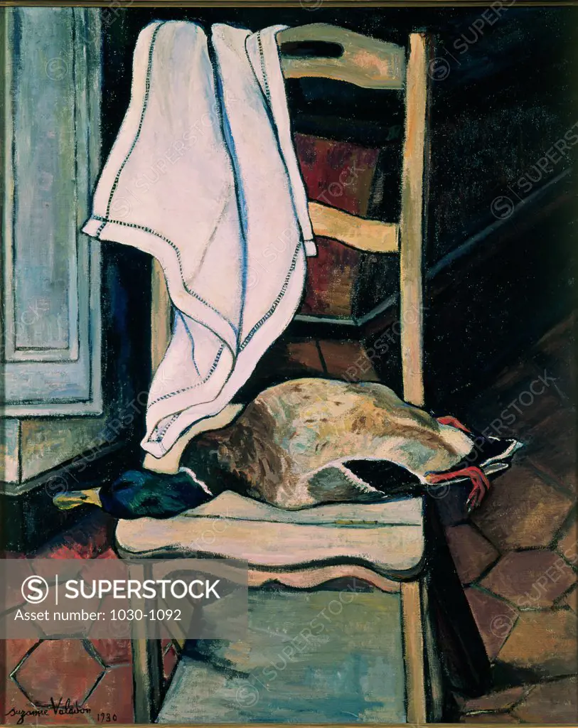 The Duck S.D.1930 Suzanne Valadon (1865-1938 French) Oil on canvas Musee des Beaux-Arts et d'Archeologie, Besancon France