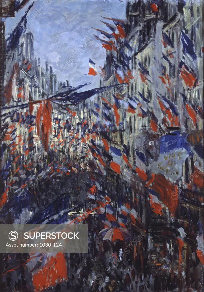Rue Saint-Denis, Festival Of June 30, 1878 Claude Monet (1840-1926/French) Oil on canvas Museum of Fine Art, Rouen, France 