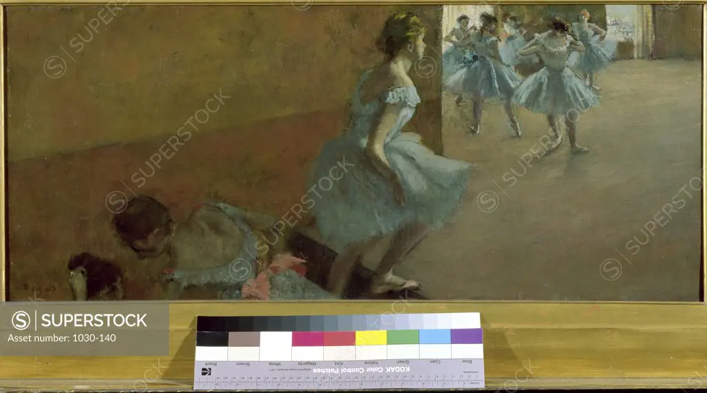 Dancers Climbing A Staircase Edgar Degas (1834-1917/French) Oil on canvas Musee d' Orsay, Paris 