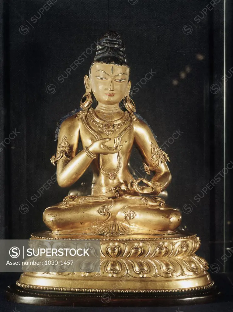 Adibuddha Vajrasattva 1500-1600's, Bronze Sculpture Artist Unknown Tibetan Farahnick Collection, Brussels 