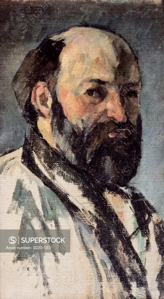 Portrait of the Artist c.1877-1880 Paul Cezanne (1839-1906 French) Oil on canvas Musee d'Orsay, Paris, France