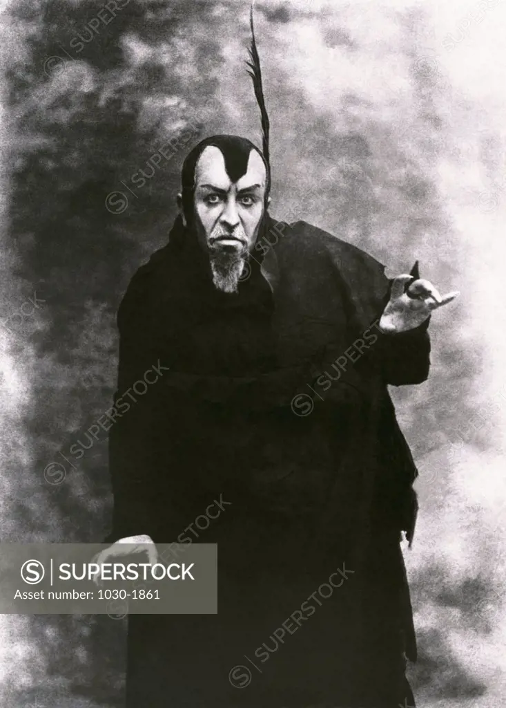 Maurice Renaud as Mephistopheles In the Faust Performance of "Damnation"