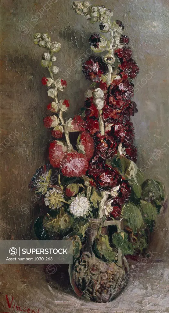 Bouquet of Flowers by Vincent van Gogh,  (1853-1890),  Switzerland,  Zurich,  Kunsthaus