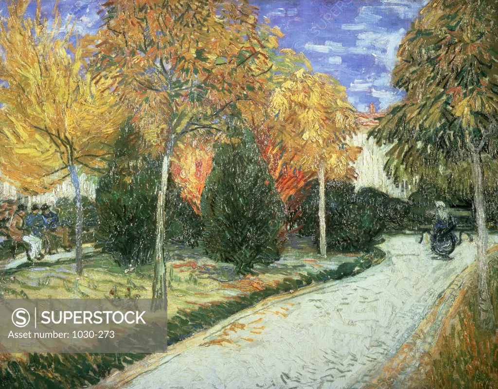 Autumn Garden (The Public Park) Vincent Van Gogh (1853-1890 Dutch) Private Collection, United States