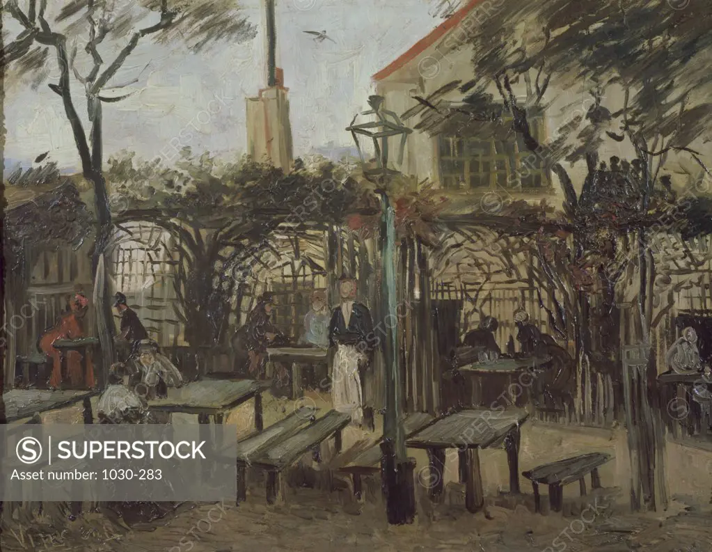 The Roadside Inn at Montmarte Vincent van Gogh (1853-1890 Dutch) Musee d'Orsay, Paris 