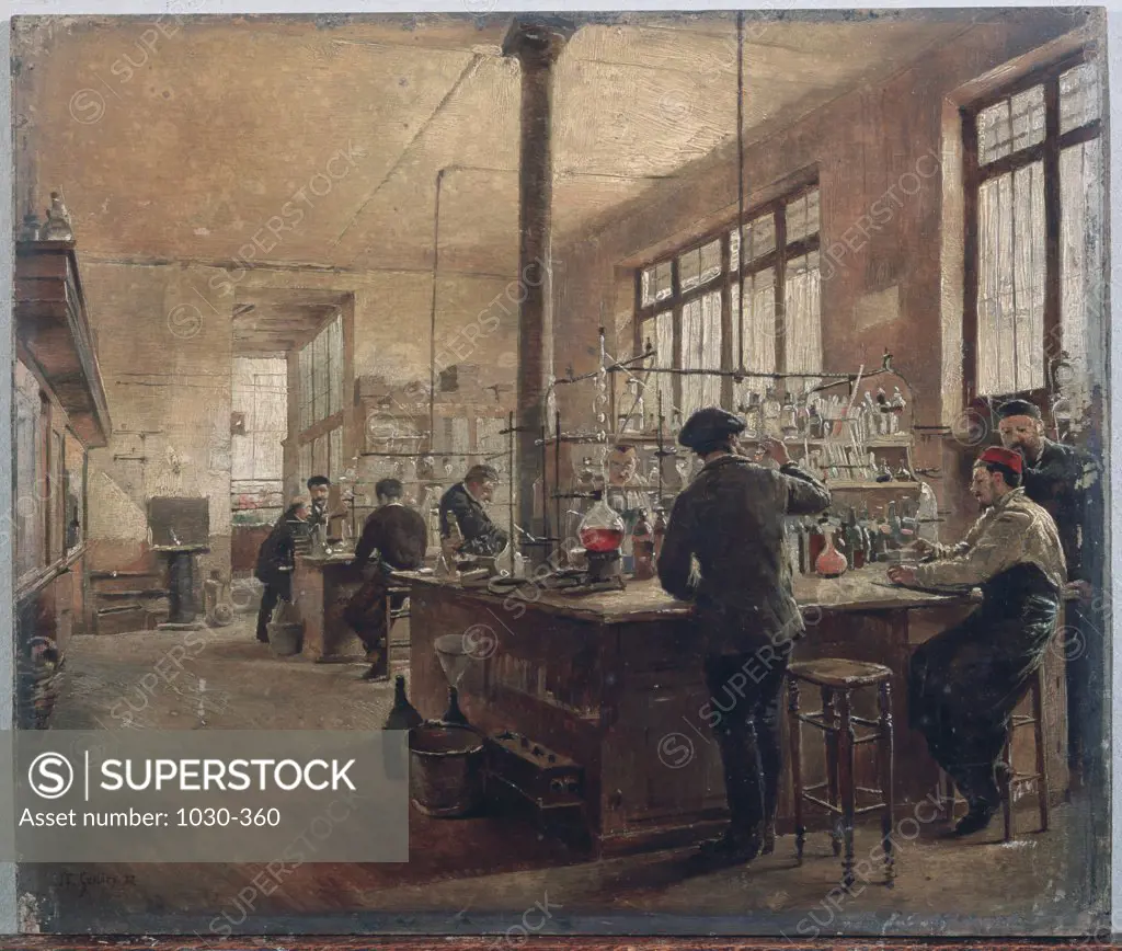 The Municipal Laboratory 1887 Ferdinand Joseph Gueldry (b.1859 French) Musee Carnavalet  Paris 