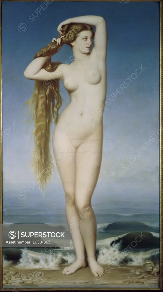 Birth of Venus  1862 Eugene Emmanuel Amaury-Duval (1808-1885/French) Musee des Beaux-Arts, Lille, France 