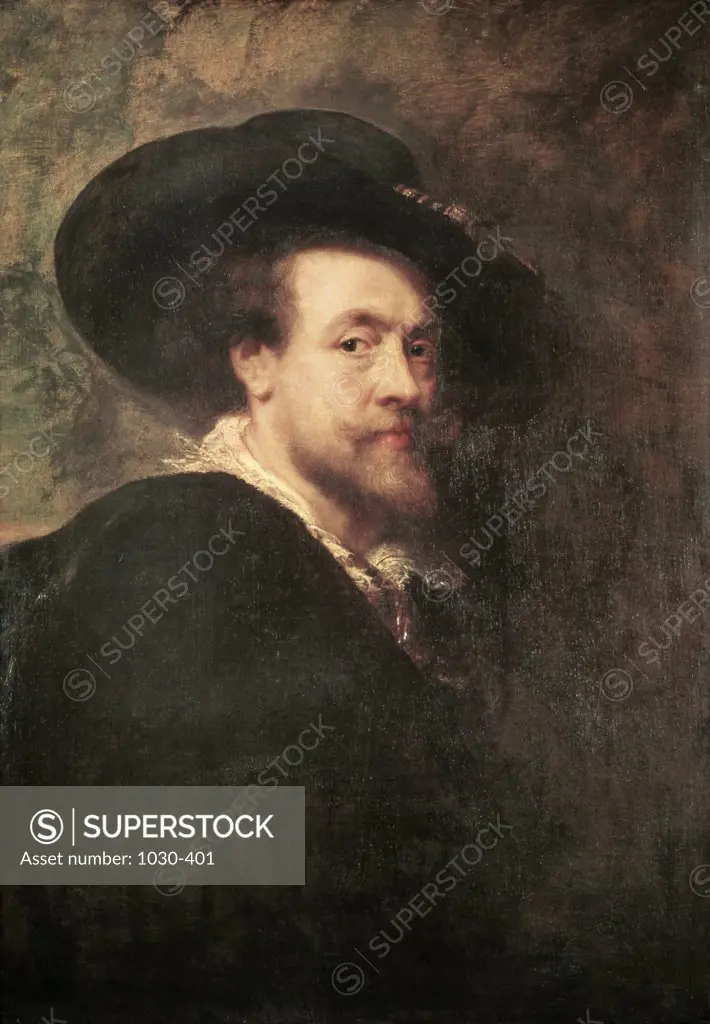 Autoportrait Self-Portrait Rubens, Peter Paul(1577-1640 Flemish) Oil On Canvas Galleria degli Uffizi, Florence, Italy