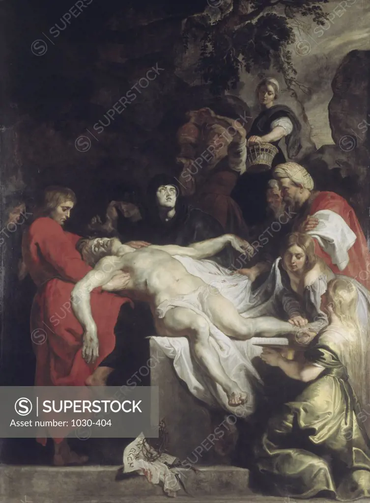 Christ Placed in the Tomb Peter Paul Rubens (1577-1640/Flemish) Oil on Canvas Eglise Saint-Gery, Cambrai, France