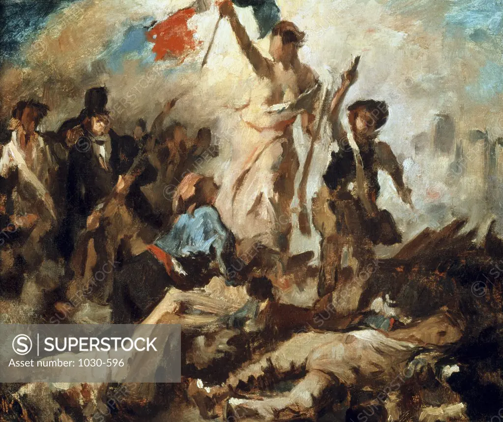 Liberty (Sketch) Eugene Delacroix (1798-1863 French) Musee des Beaux-Arts, Blois, France 