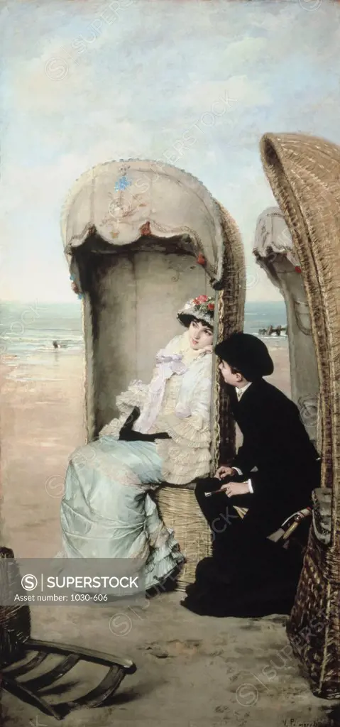 Confession Vicente Palmaroli y González (1834-1896 Spanish) Oil On Canvas Museo Nacional Centro de Arte Reina Sofia, Madrid, Spain