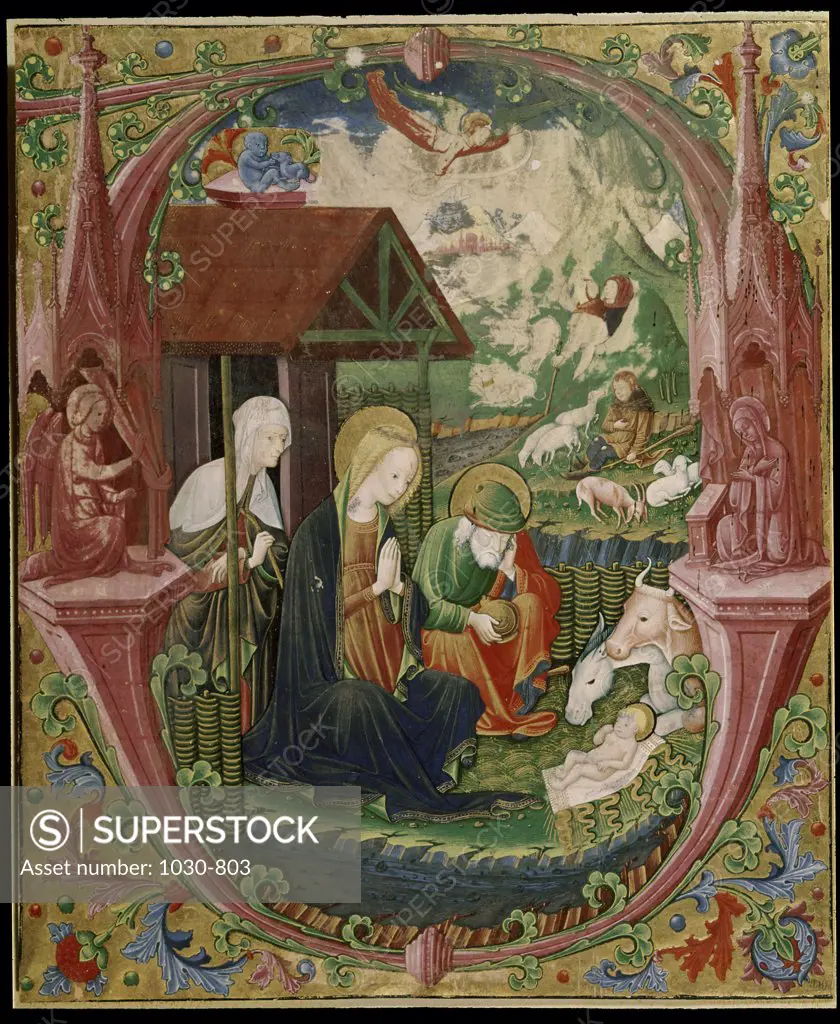 Nativity Manuscripts 16th Century Musee Bonnat, Bayonne, France 