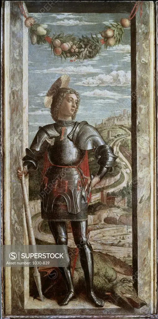 Saint George  Andrea Mantegna (1431-1506 Italian)  Galleria dell'Accademia, Venice 