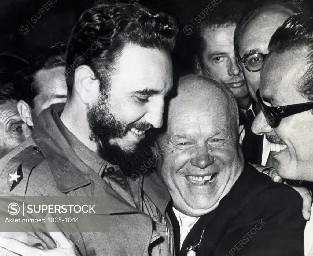 Fidel Castro and Nikita Khrushchev 1960    