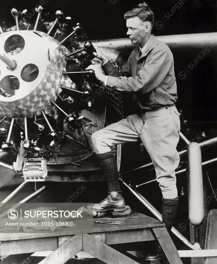 Charles A. Lindbergh, (1902-1974), American Aviator