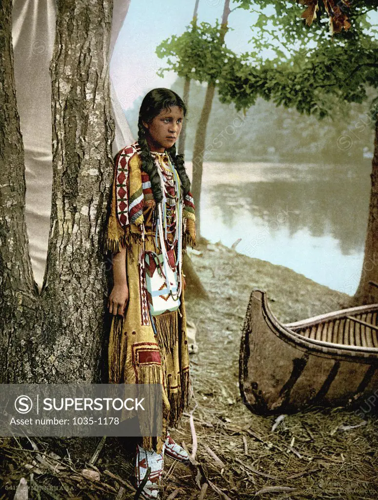 Minnehaha a Native American woman