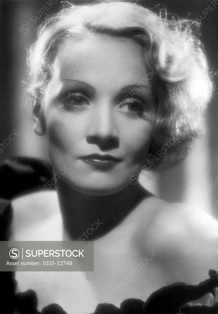 Hollywood, California:  January 6, 1937 Actress Marlene Dietrich, whose income of $369,000 for 1935 ranked her in the top ten in the country