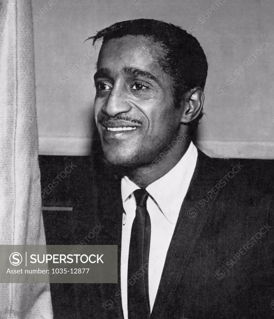 New York, New York:  c. 1966 Portrait of Sammy Davis Jr. He is an actor, singer, and dancer in theater and movies.