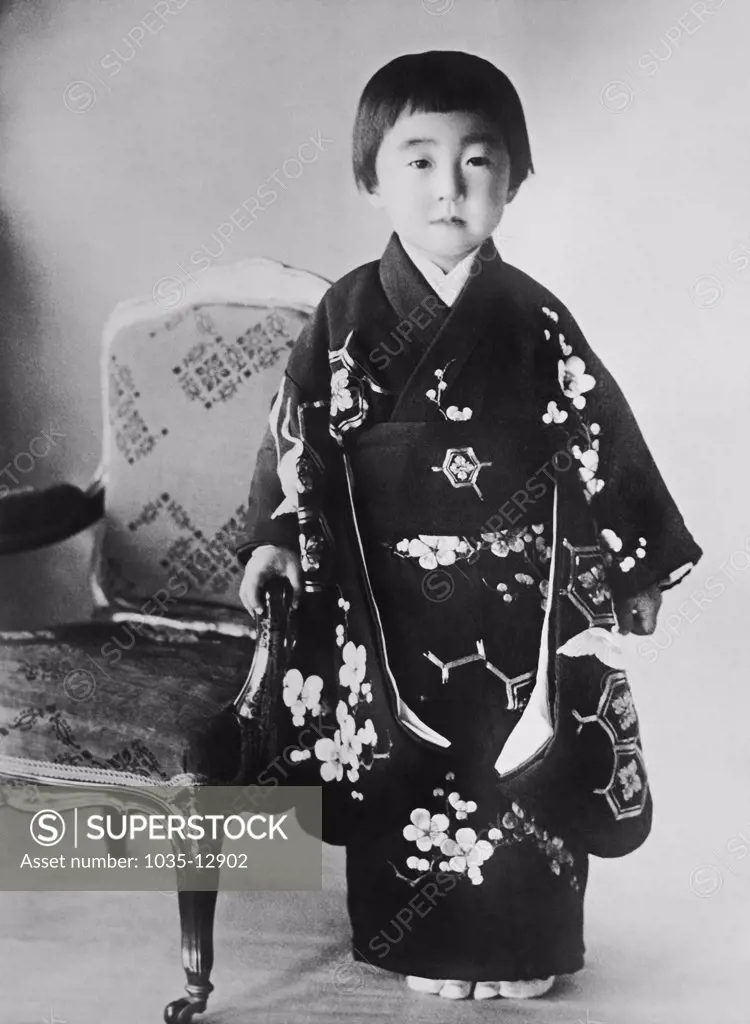 Tokyo, Japan:  December 26, 1928 japanese Princess Shigeko Teruno-Miya, oldest daughter of Emperor Hirohito, on her third birthday.