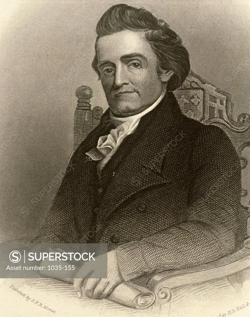 Noah Webster (1758-1843) Lexicographer Artist Unknown Engraving Underwood Photo Archives, San Francisco, CA, USA