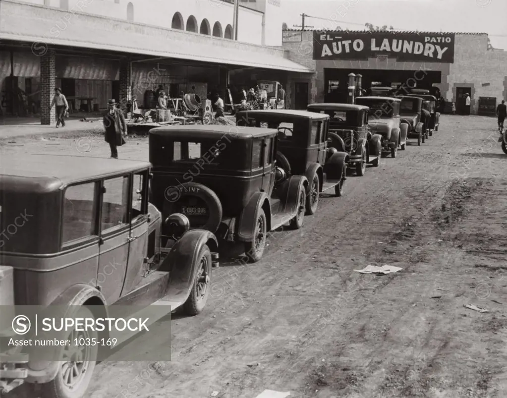 Car Wash  Los Angeles California  USA  1927  