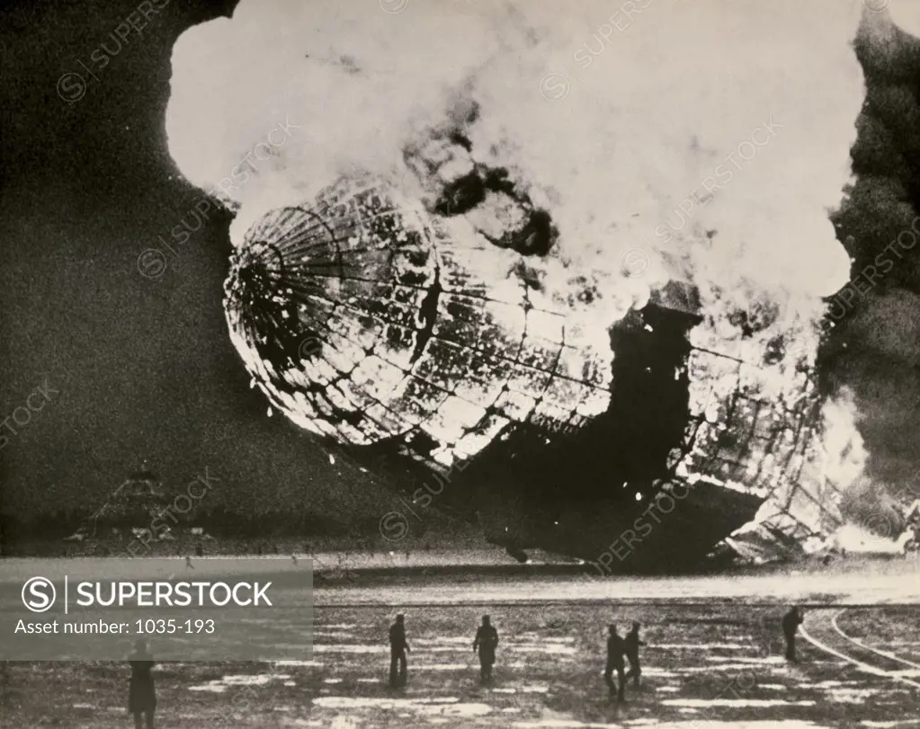 The Hindenburg  Lakehurst New Jersey  USA  May 6, 1937  