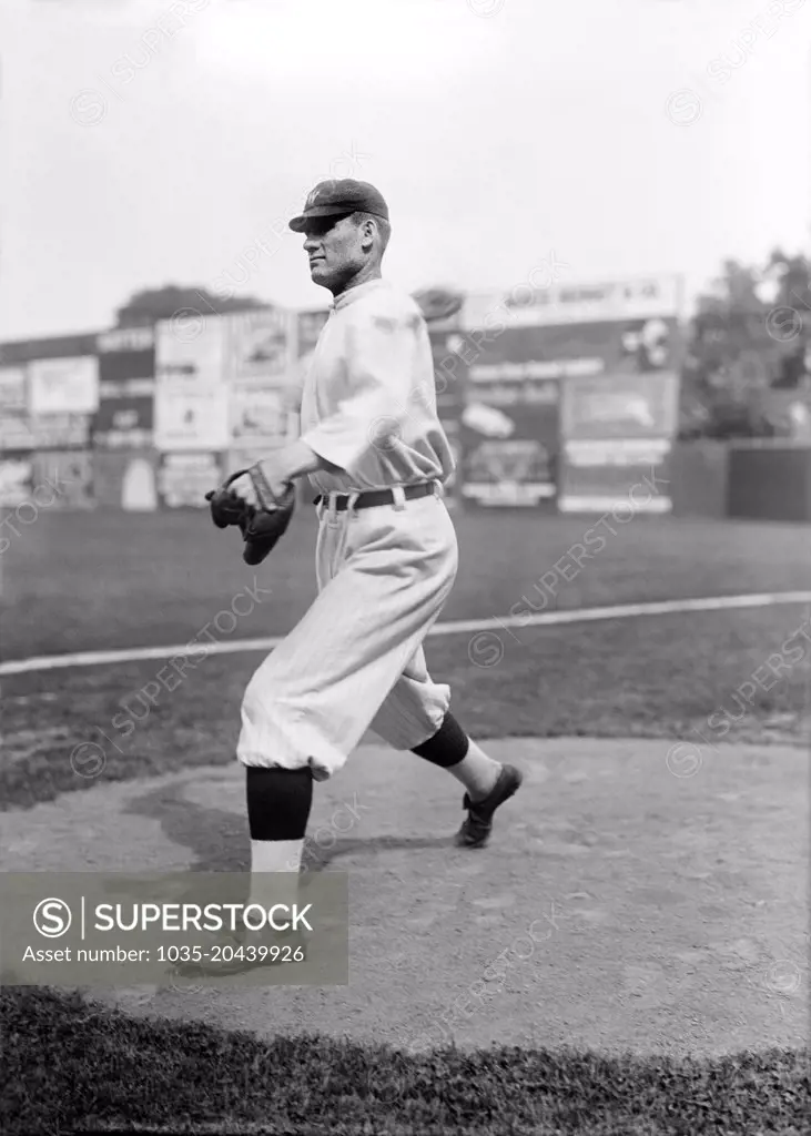 Washington, D.C.:  1913 Walter Johnson, star pitcher for the Washington Senators.