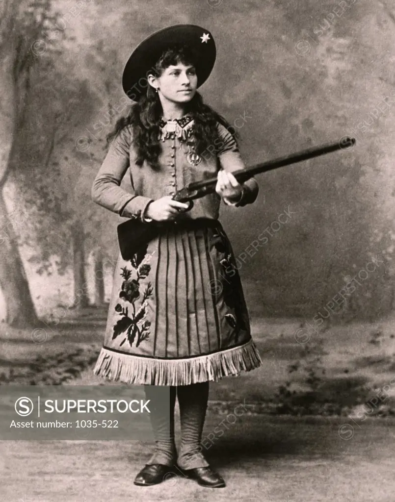 Annie Oakley American Markswoman (1860-1926)