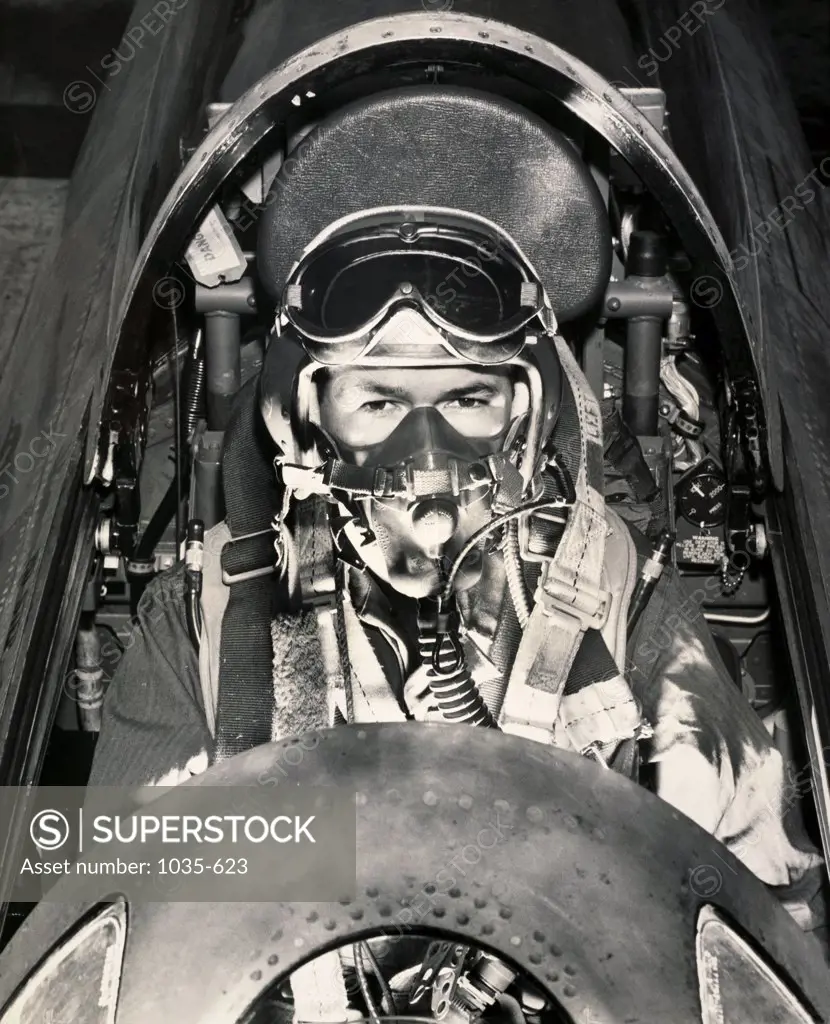 F-84 jet fighter pilot  1950  