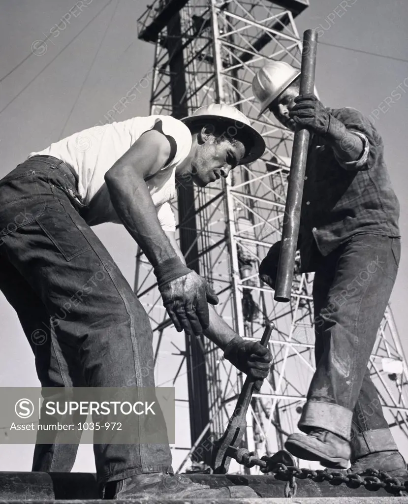 Manual workers working in industry