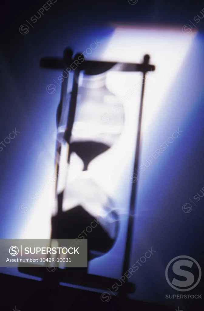 Silhouette of an hourglass