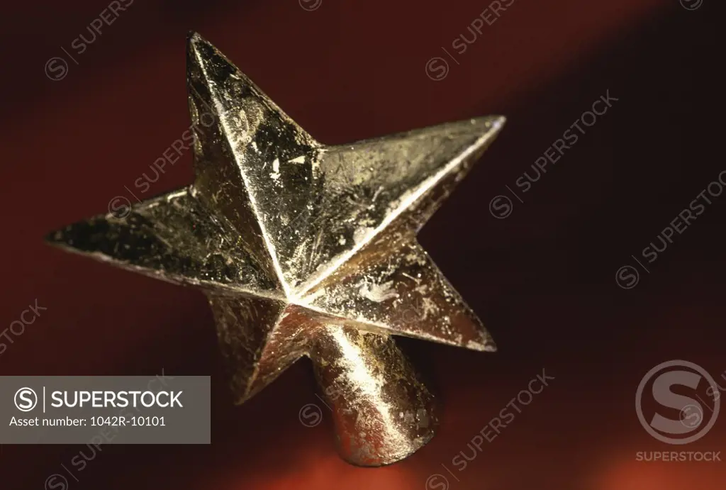 Close-up of a Christmas star