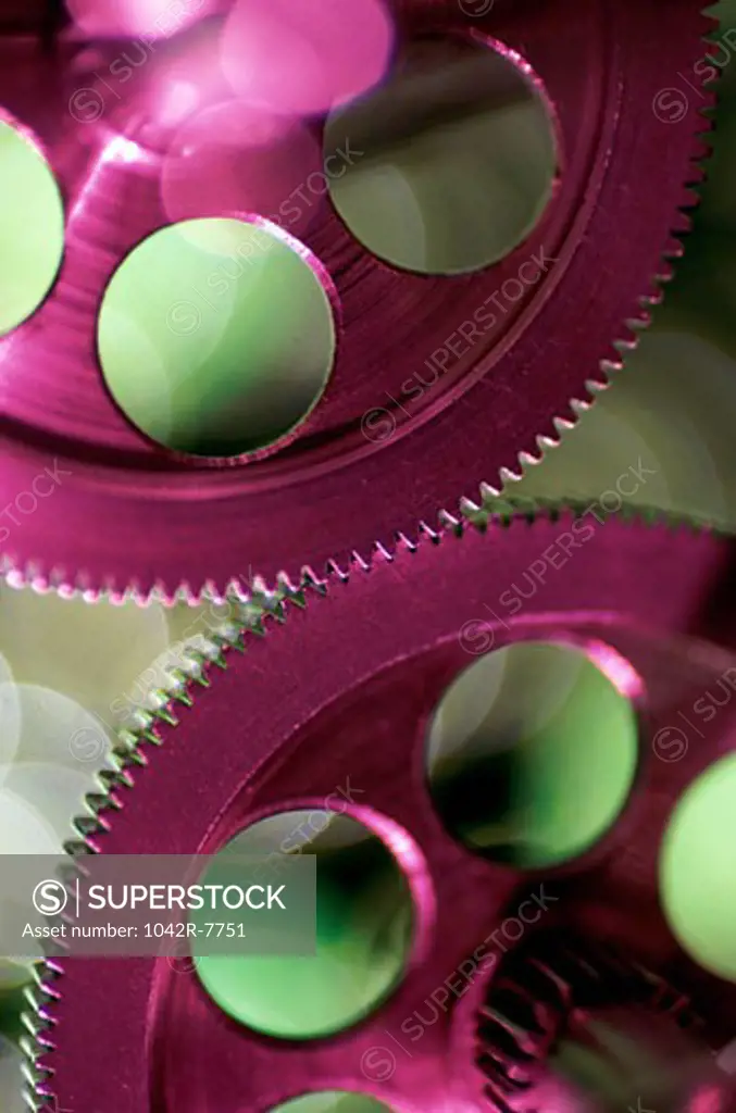Close-up of gears