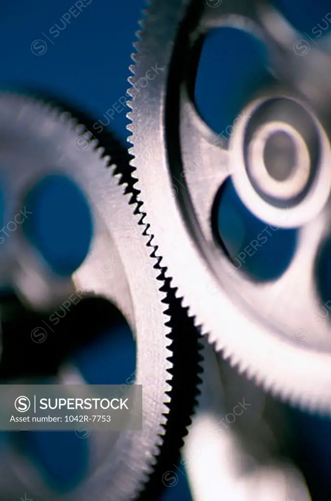 Close-up of gears