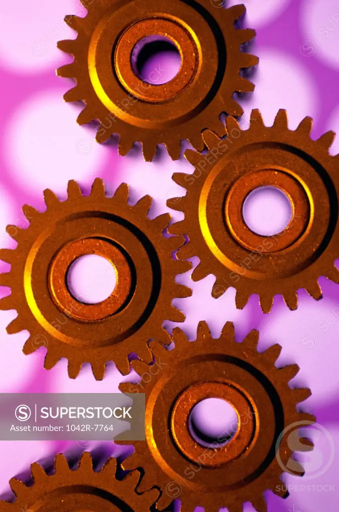 Close-up of gears